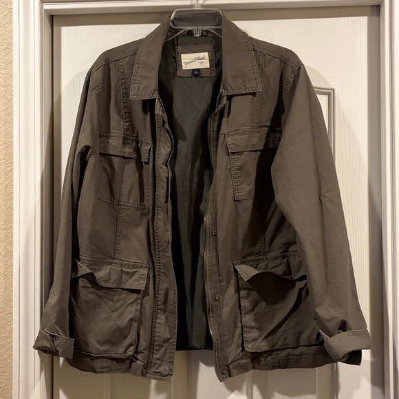 Universal Thread womens Olive Green Utility Jacket size M like new - Picture 2 of 6